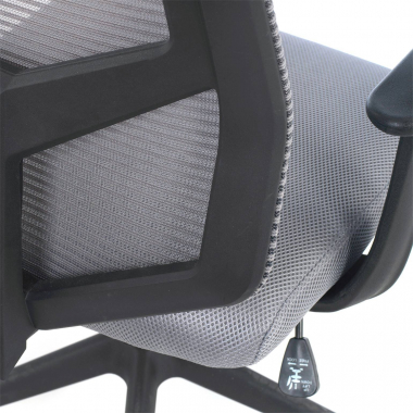 outlet silla de oficina gris archer malla brazos fijos 8