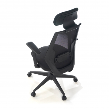 outlet silla de oficina negro belinda malla brazos moviles 6