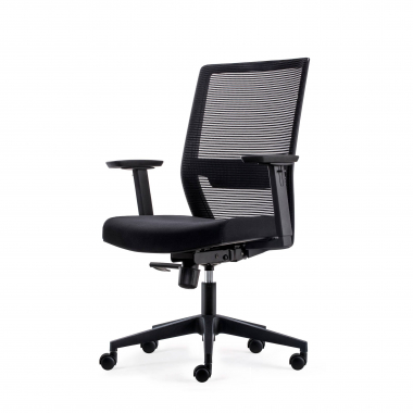 outlet silla de oficina negro kana malla brazos moviles 7
