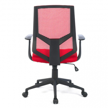 outlet silla de oficina rojo archer malla brazos fijos 5