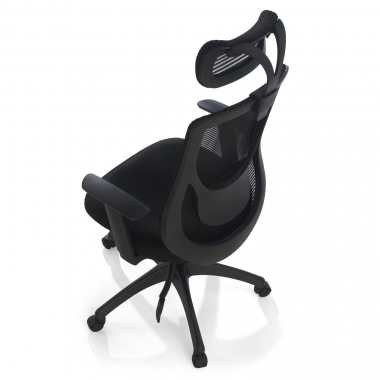 outlet silla de oficina negro lake malla brazos moviles 7