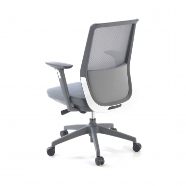 outlet silla de oficina gris five malla brazos moviles 8
